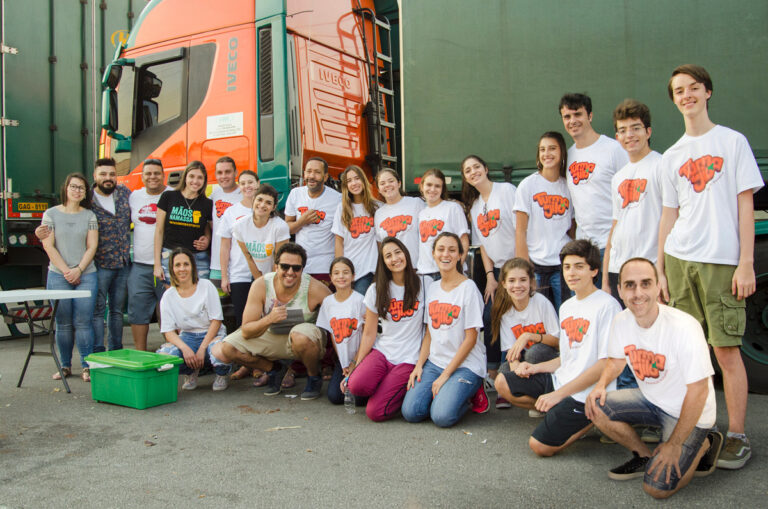 Jovens participantes da Turma do Jiló